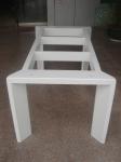Modern Dining Room Furniture,Tempered Glass/White High Glossy Dining Table