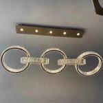 Ceiling Crystal Nimbus Ring Chandelier 99W LED High Bearing Capacity