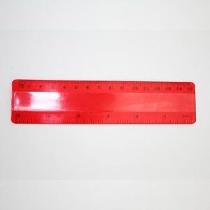 Wholesale 15cm &amp; 6mm scale Red color straight ruler Plastic PVC Ruler from china suppliers
