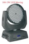 LED Stage Moving Head Lights 108PCS × 3W RGBW With LCD Dispaly For Big Party