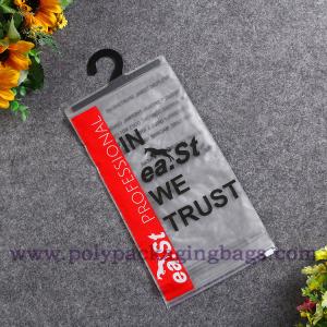 Wholesale EVA PVC Underwear Plastic Packaging Poly Bags With Hanger Hook from china suppliers