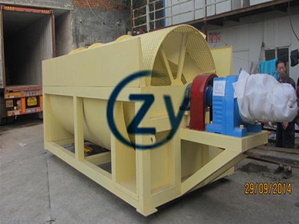 Rotary Drum Cassava washing machine carbon steel material Automatic electric