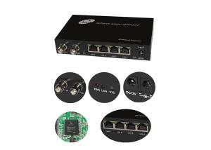 Wholesale 10/100Mbps Ethernet Over Coaxial Converter , 95Mbps POE To BNC Converter from china suppliers