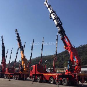 China Heavy Duty Truck Mounted Crane 10t Small Standard Capacity Telescopic Boom on sale