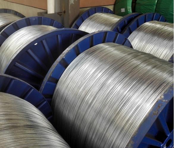 Quality ASTM B415-92 Acsr Core Wire , Corrosion Resistance Aluminum Electrical Wire for sale