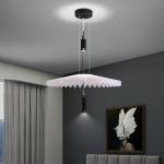 Nordic Modern Aluminum Acrylic White Black Pendant Led Lighting For Restaurant