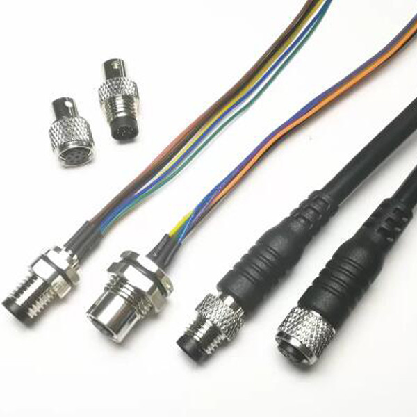 Customized M12 Sensor Wiring Harness Cable Assemblies For Data Communication Transmission