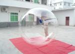 2m Dia PVC Inflatable Water Ball / Customized Japan Zipper Clear Water Walking
