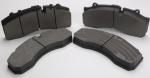 WVA Disc Brake Pads , Buses Brake Pads USA Green Test with Wheels