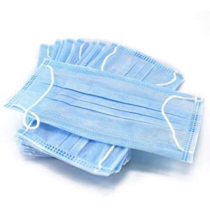 Wholesale Blue White Personal Disposable Protective Mask 3 Ply Face Mask Earloop from china suppliers