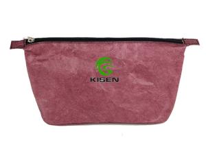 Wholesale Portable Tyvek Cosmetic Bag With Zipper , Cosmetic Travel Bag Environmental Friendly from china suppliers