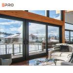 Exterior Four Panel Aluminium Sliding Glass Doors For Patio Entrance