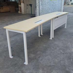 Wholesale Rectangular Wooden Curved Desktop Office CEO Meeting Room Office Training Table from china suppliers