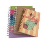 Color Montly Divider Tabs Custom Planner Printing Gold Spiral Binding