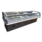 Open Type Self Service Counter Frozen Product Display Freezer For Meat Fish