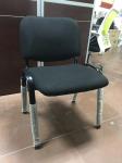 Colorful Stackable Fabric Chairs , Low Back Office Chair For Boardroom