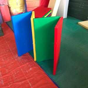 Wholesale Best-109 Childrens Soft Play Equipment Wrestling Folding Mats With 4 Sided Velrco from china suppliers