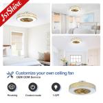 ETL 220V Remote Control Dimmable Modern LED Ceiling Light