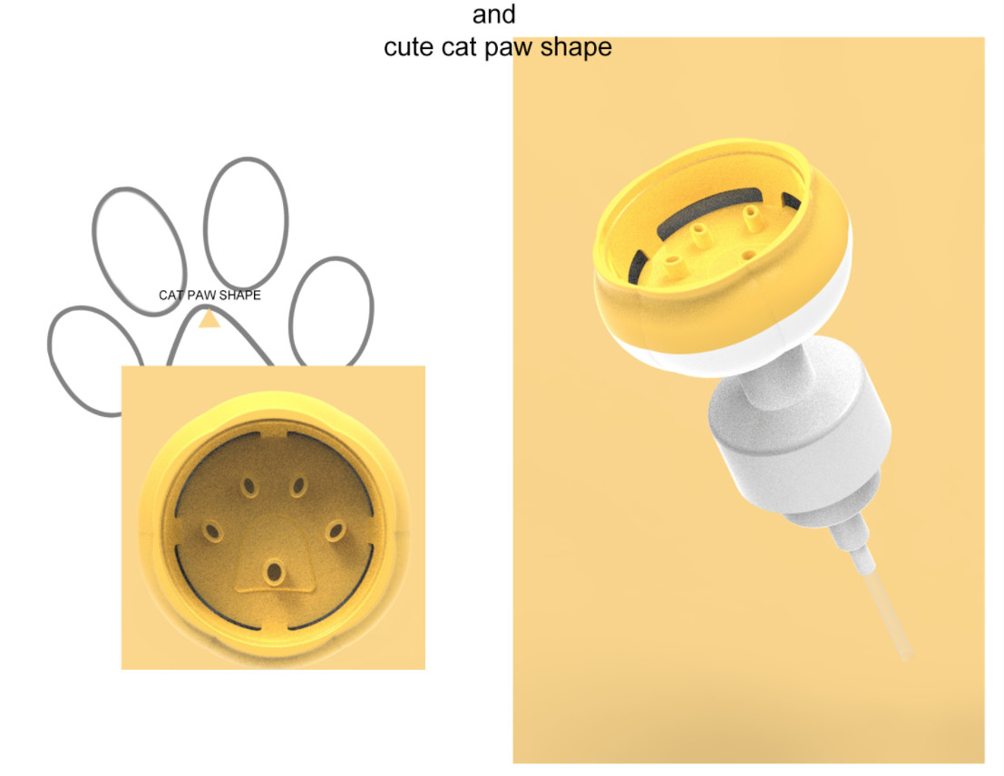 40mm 42mm Kids Flower Foam Soap Pump Hand Dispenser Shower Gel Packaging