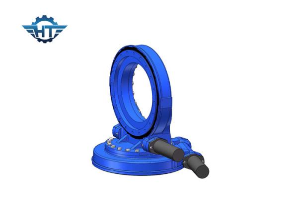 High Torque 17 Inch Worm Gear Slew Drive Dual Axis For Photovoltaic Station