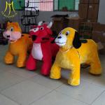 Hansel plush kids ride on walking animal electric ride on animal toy animal