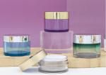 Refillable 250ml Cream Jar , Clear Plastic Pet Jars Heat Resistance