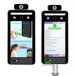 8 Inch IPS Qr Barcode Reader Face Temperature Measuring Machine