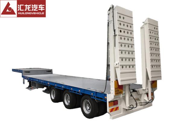 Long Item Heavy Duty Gooseneck Trailer Numerical Control , Heavy Equipment