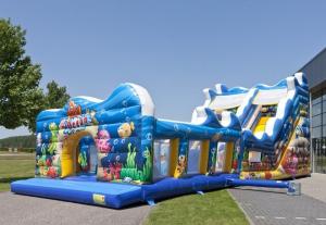 Wholesale Blue Sea Customized Commercial Inflatable Slide With Waterproof PVC Material from china suppliers