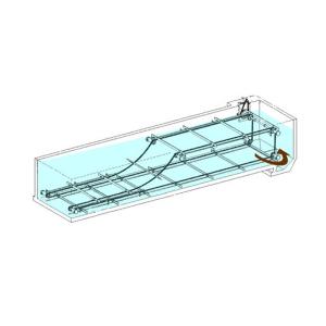 Wholesale SS304 Chain Plate Sludge Scraper System 18m length Sewage Treatment Plant from china suppliers