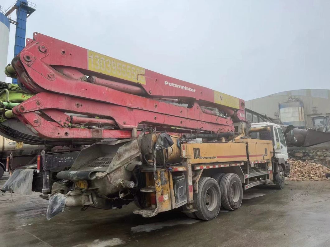 Used Heavy Machinery Putzmeister Zoomlion Concrete Boom Pump Truck