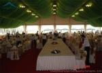 Customized Size European Style Tents With Outdoor Decoration And Floor