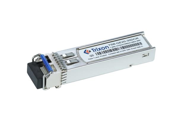 TSB-GE20-35DCR 1.25G SFP BIDI 20km Transceiver At 1310nm/1550nm Wavelength -5℃ ~