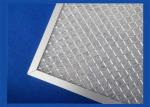 Aluminium Panel Metal Air Filter Frames , Pre Washable Furnace Filters 595*495