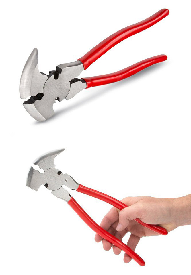 Fencing Plier with Light Duty multi hammer 10 inch American Round QL1201