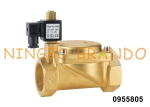 Wholesale 0955805 2'' 2/2 Way NO Brass Solenoid Valve Normally Open 24V 110V 220V from china suppliers