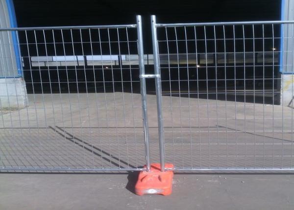 6ft Temporary Fencing Panels , Outdoor Welded Wire Fence Panels For Construction