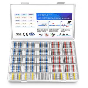 Wholesale IP67 Waterproof Heat Shrink Connectors , Multicolor Heat Shrink Wire Terminals 420pcs from china suppliers
