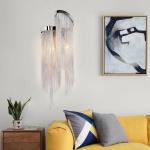 Italian Atlantis Stream sconce Luxury Chain Light wall lamp e14(WH-OR-101)