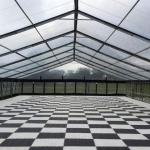 Transparent Roof Luxury Wedding Tent Aluminum Frame With 850g/M2 Roof PVC