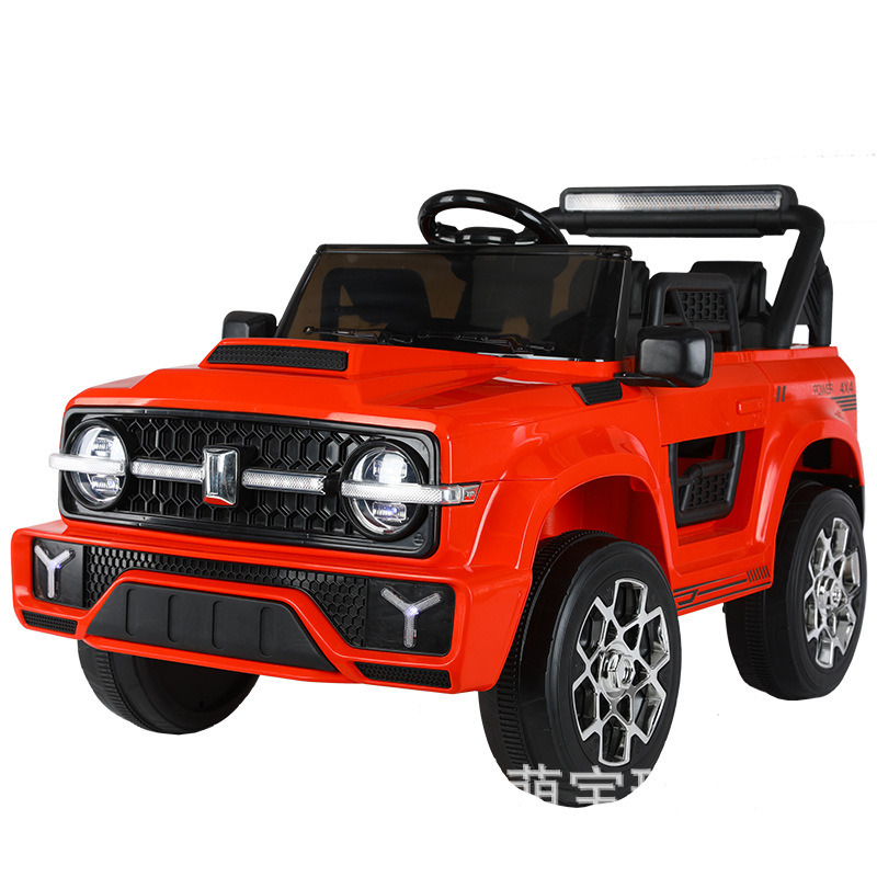 Popular Style Red Four Wheeled Strollers for Baby Riders of Early Childhood Education