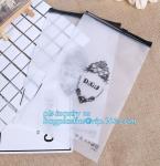 Apparel Garment Clothing package PE slider zip bag, zipper k packaging bags with