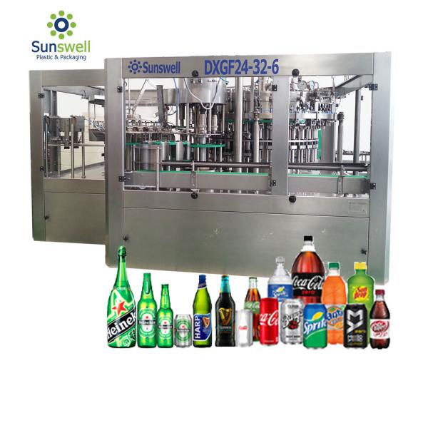 Juice Carbonated Drink Water Bottle Filling Machine Aluminum Tin Can Making