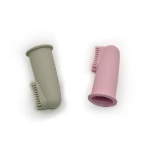 Wholesale Food Grade Silicone BPA Free Molars Teether Finger Toothbrushes from china suppliers