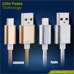 Wholesale 2016 Andriod Mobile Phone Charging Cable Fabric Braided Data Cable for Iphone 5/6 from china suppliers