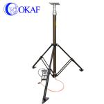 Aluminum 4.2M 5.7M 120N Pneumatic Telescopic Antenna Mast