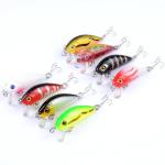 8 Colors 5CM/3.6g 10# Hooks Hard Plastic Fishing Bait Minnow Lures
