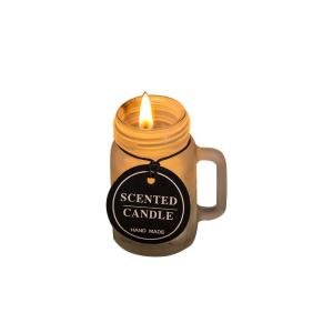 Wholesale Aluminum Cap Frosted Nordic Style Glass Candle Cups from china suppliers