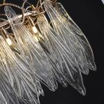 Modern Led Chandelier For Living Dining Room Creative Glass farmhouse light(WH