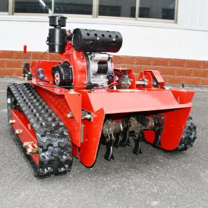 Wholesale Diesel Oil / Gasoline Remote Control Robot Lawn Mower For Agriculture from china suppliers